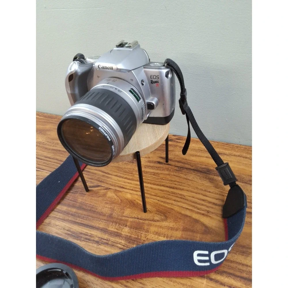 Canon EOS Rebel Ti 35mm SLR w/28-90mm Zoom Lens (No Cap), Shoulder Strap, Tested